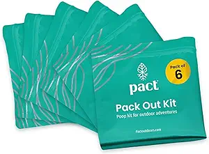 PACT Outdoors Biodegradable Trail Trowel and Wipe Kit
